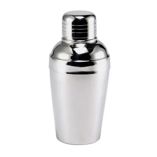 [BHA-57502] COCTELERA PARA BAR 8 OZ / 236 ML TRES PIEZAS DE ACERO INOX 